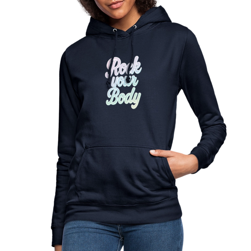 Frauen Hoodie "Rock your Body" - Navy