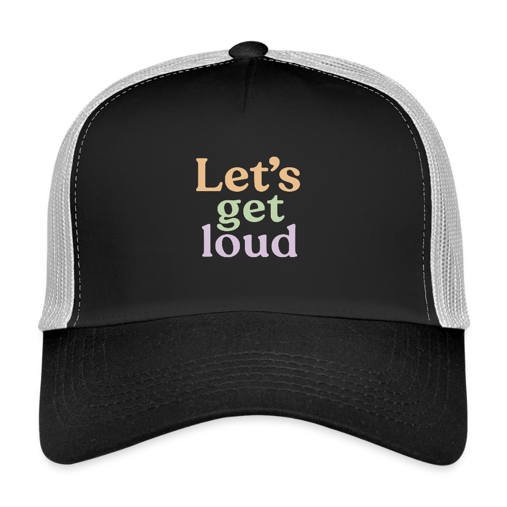 Cap "Let's get loud" - Schwarz/Steingrau