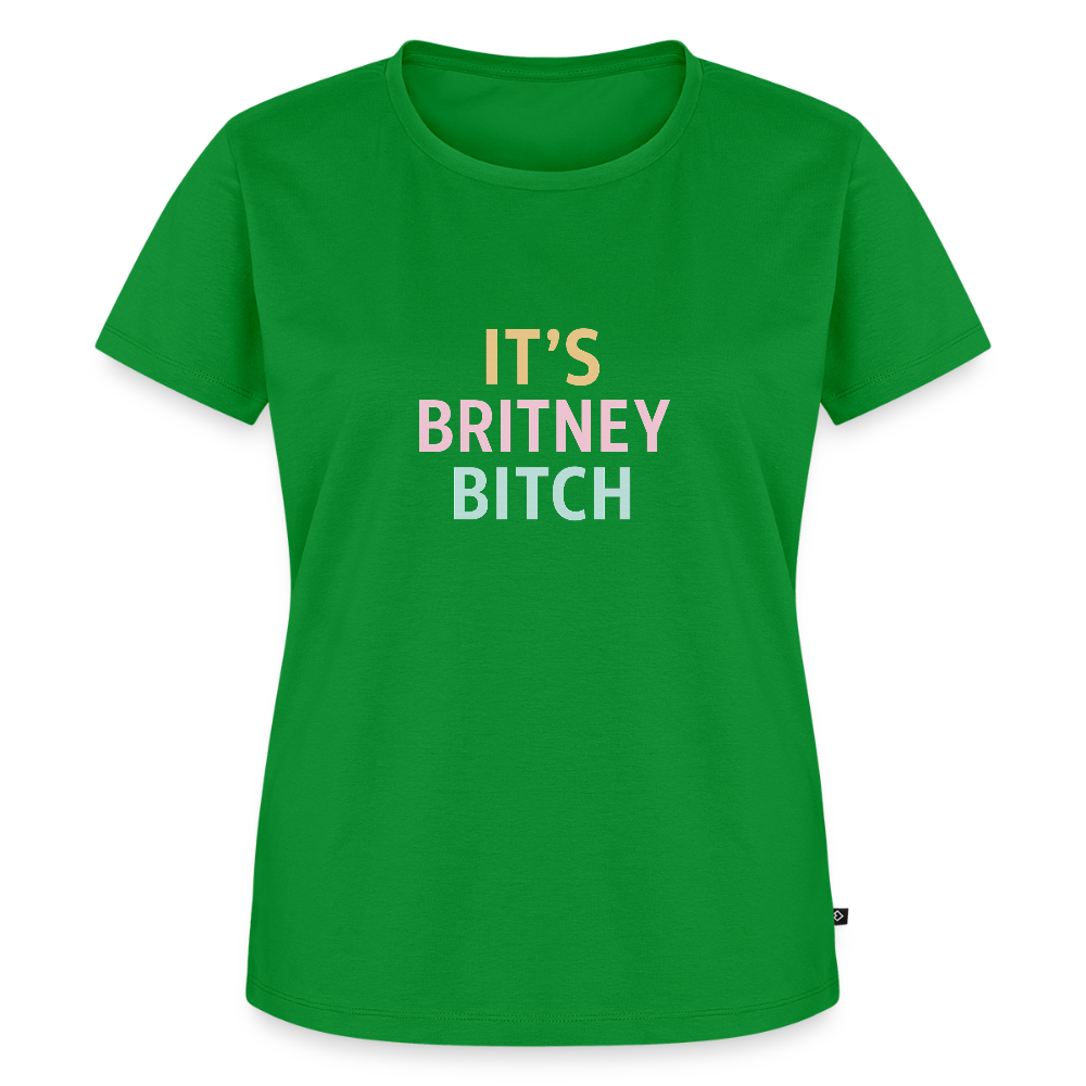 Frauen Premium T-Shirt "britney bitch" - Grün