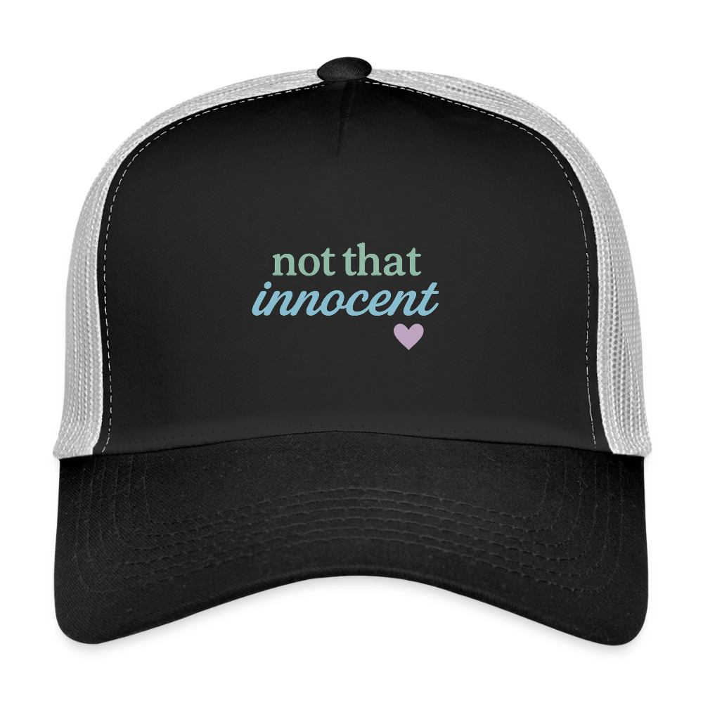 Cap "not that innocent" - Schwarz/Steingrau