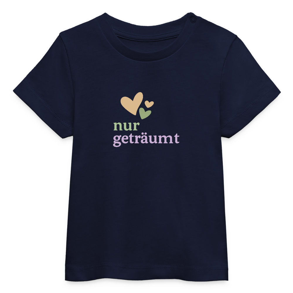 Baby Bio T-Shirt "nur geträumt" - Navy