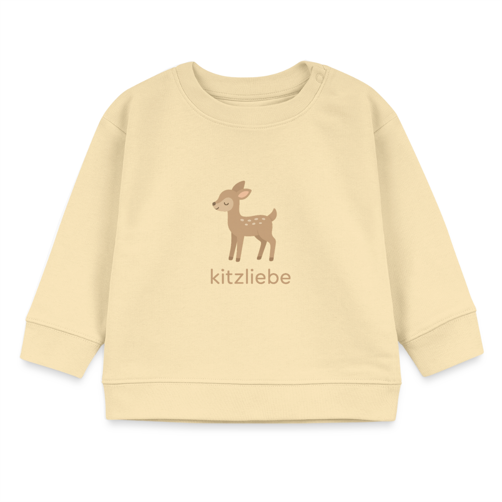 Bio-Sweatshirt "Reh" - Creme