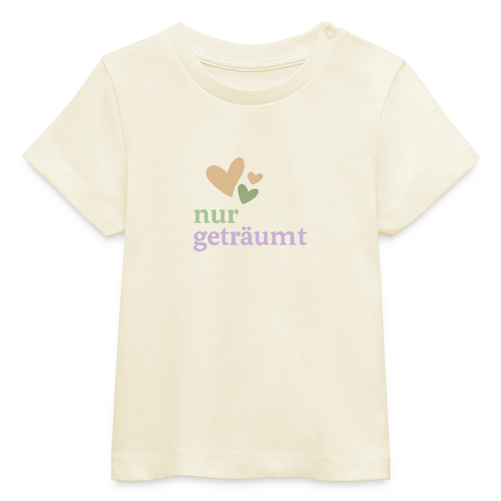 Baby Bio T-Shirt "nur geträumt" - WeiĂgrau