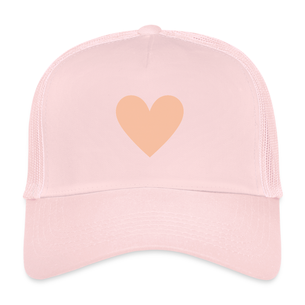 Cap "Herz" - Hellrosa