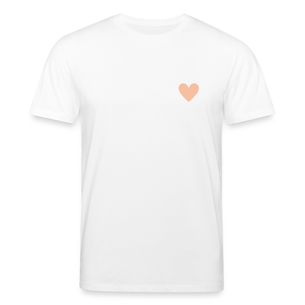 Unisex Bio-T-Shirt "Love is everywhere" - Weiß