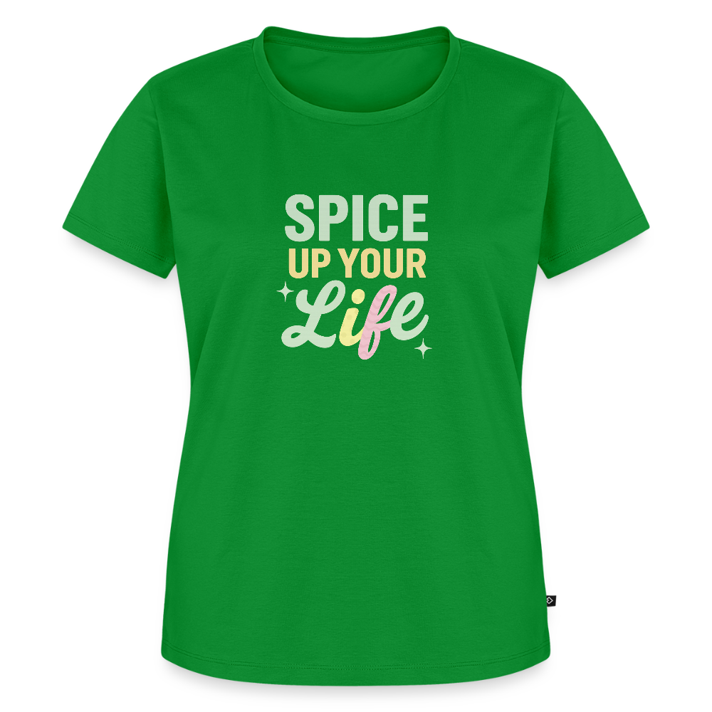 Frauen Premium T-Shirt "spice up your life" - Grün