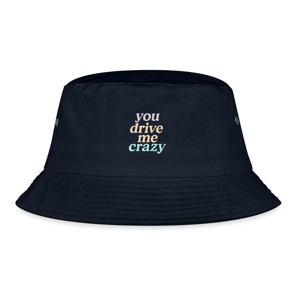 Fischerhut "you drive me crazy" - Navy