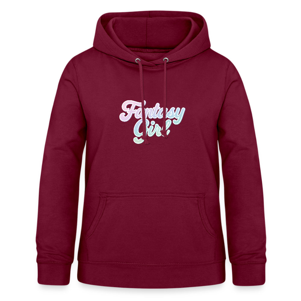 Frauen Hoodie "Fantasy Girl" - Bordeaux