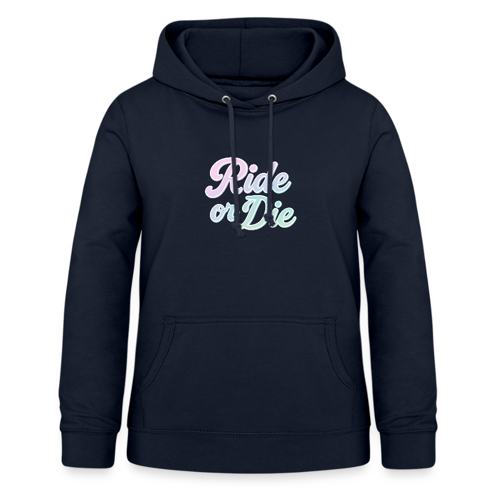 Frauen Hoodie "Ride or Die" - Navy