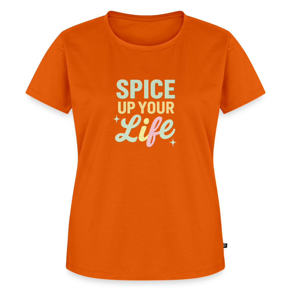 Frauen Premium T-Shirt "spice up your life" - Orange