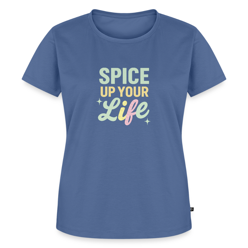 Frauen Premium T-Shirt "spice up your life" - Taubenblau