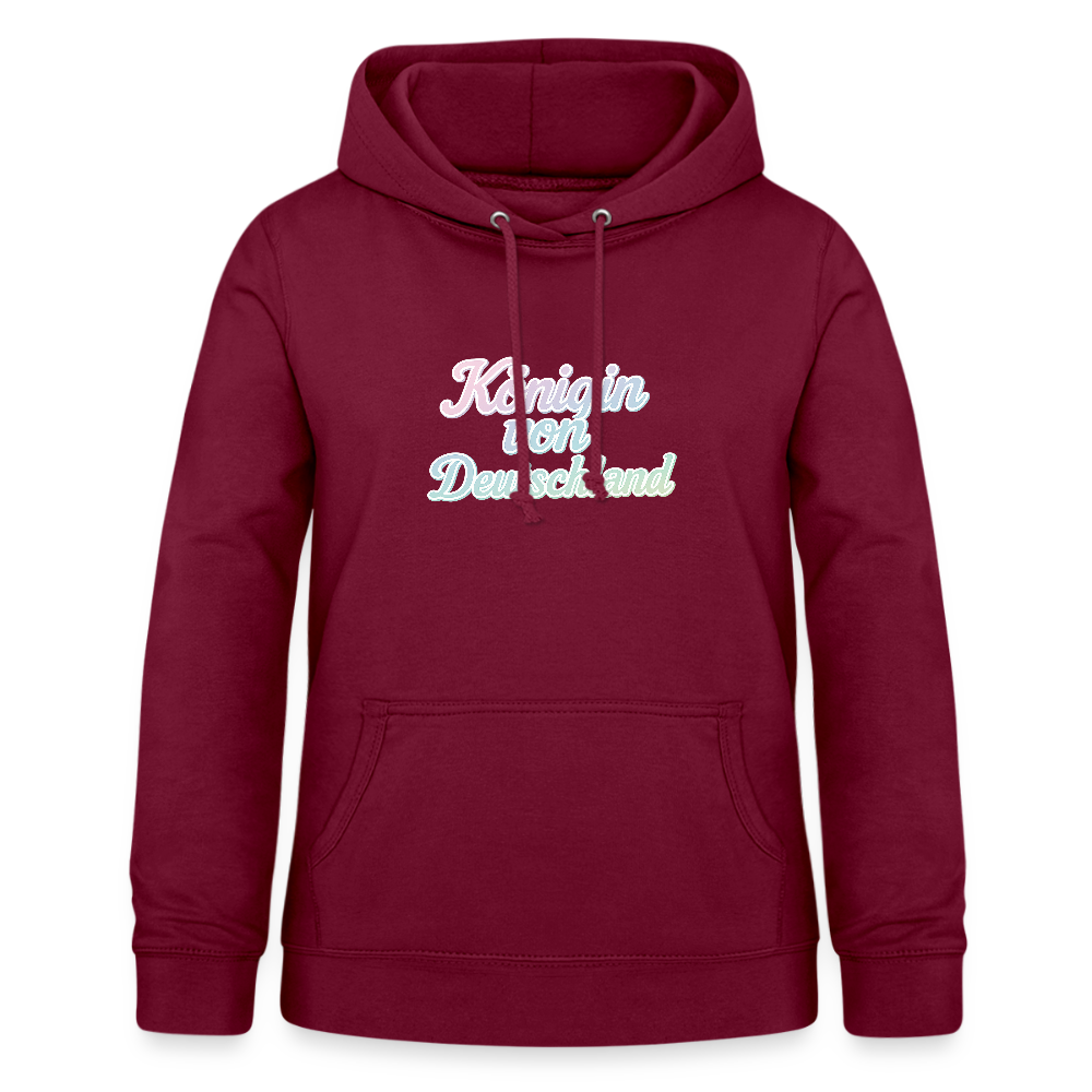 Frauen Hoodie "Königin von Deutschland" - Bordeaux