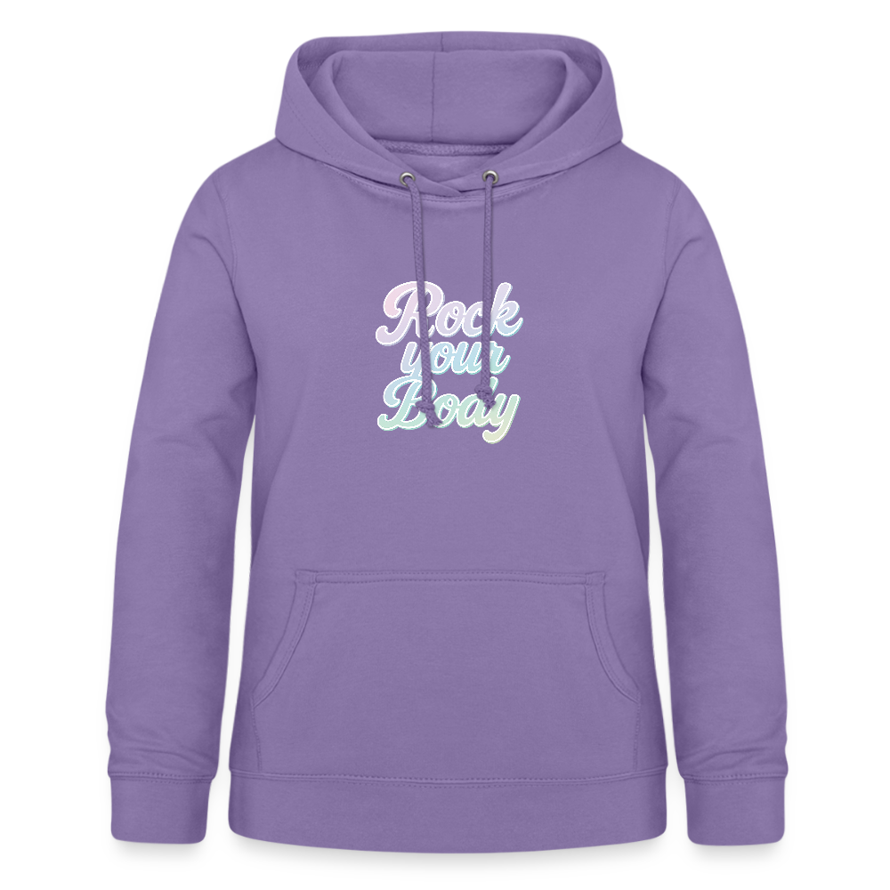 Frauen Hoodie "Rock your Body" - Lavendel