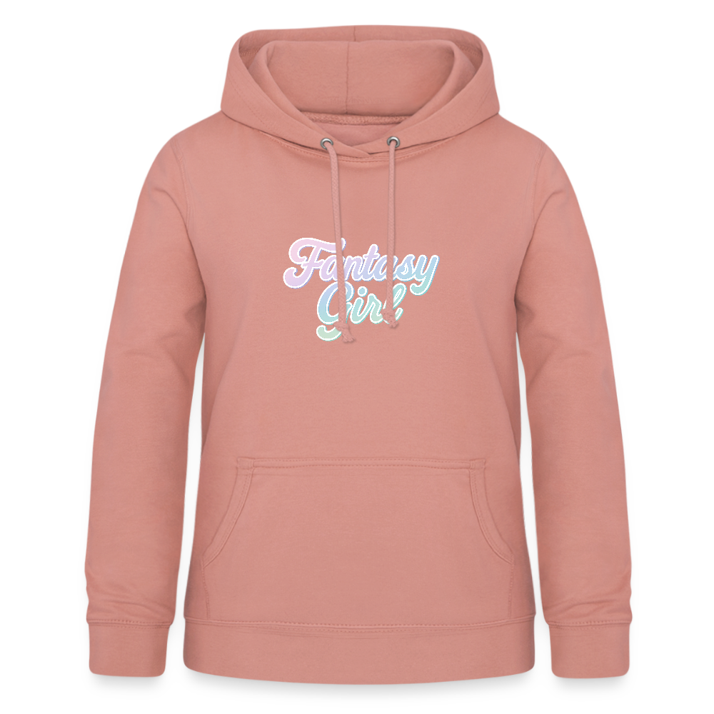 Frauen Hoodie "Fantasy Girl" - Altrosa