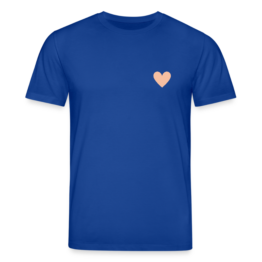 Unisex Bio-T-Shirt "Love is everywhere" - Dunkelblau