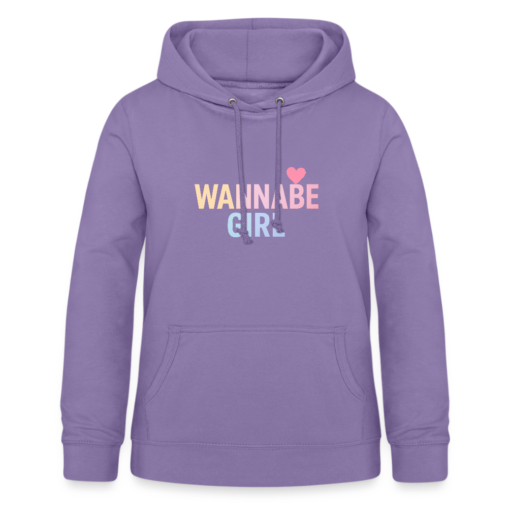 Frauen Hoodie "Wannabe Girl" - Lavendel