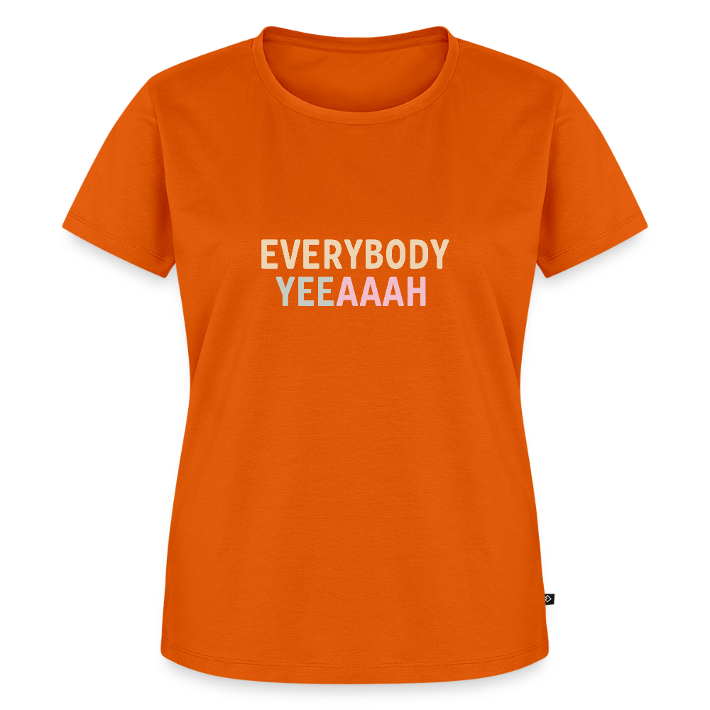 Frauen Premium T-Shirt "everybody" - Orange