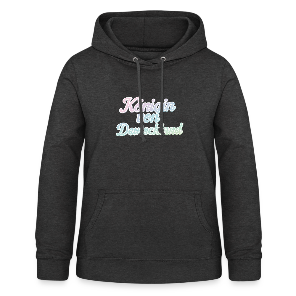 Frauen Hoodie "Königin von Deutschland" - Anthrazit