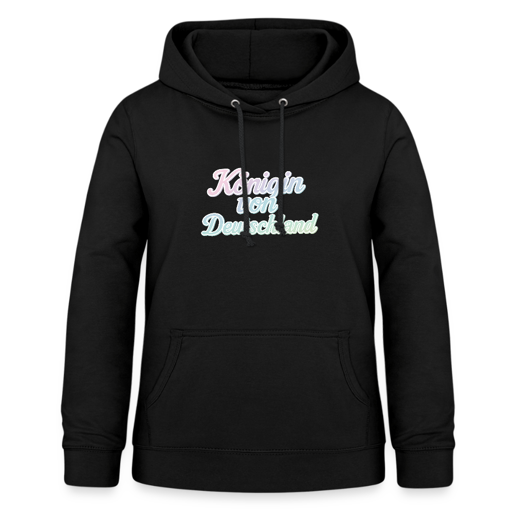 Frauen Hoodie "Königin von Deutschland" - Schwarz
