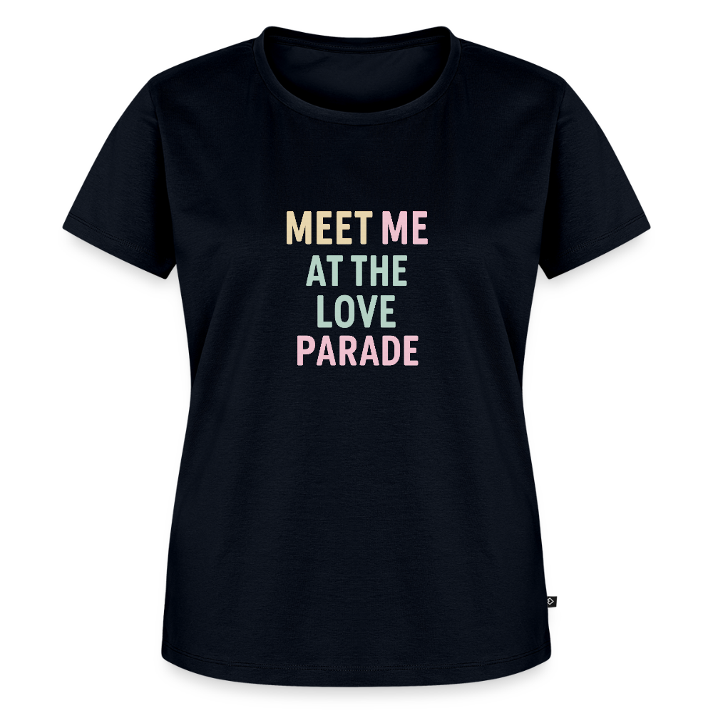 Frauen Premium T-Shirt "loveparade" - Navy