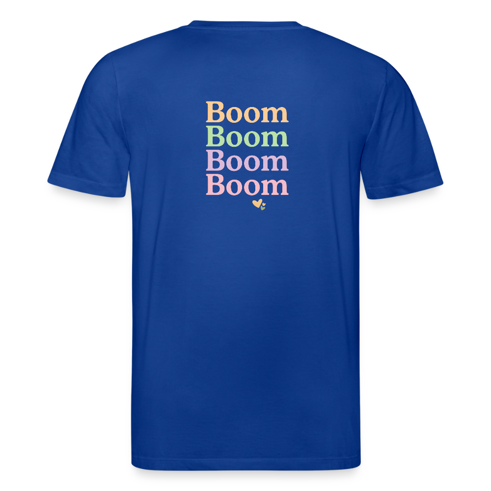 Unisex Bio-T-Shirt "Boom Boom Boom Boom" - Dunkelblau
