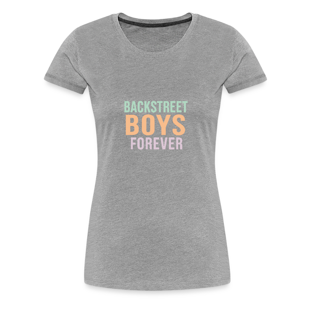 Frauen Premium T-Shirt "BSB forever" - Grau meliert