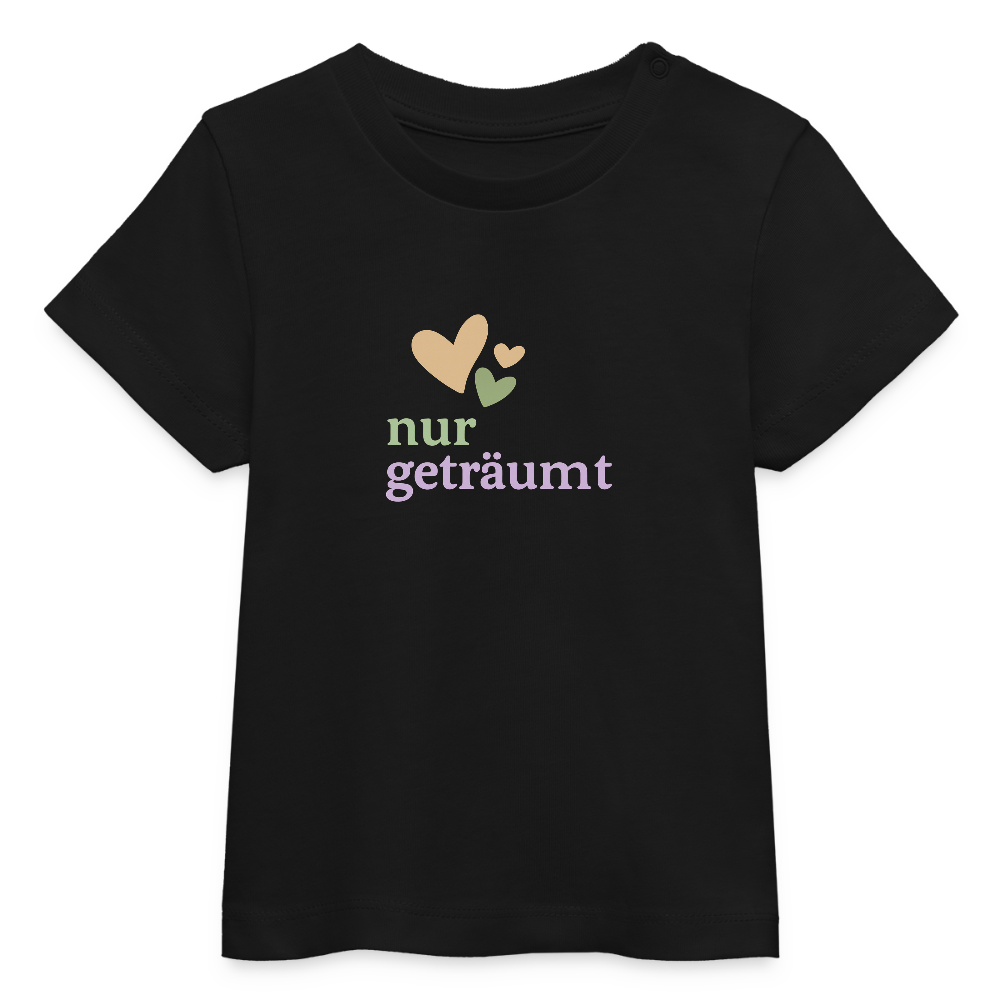 Baby Bio T-Shirt "nur geträumt" - Schwarz