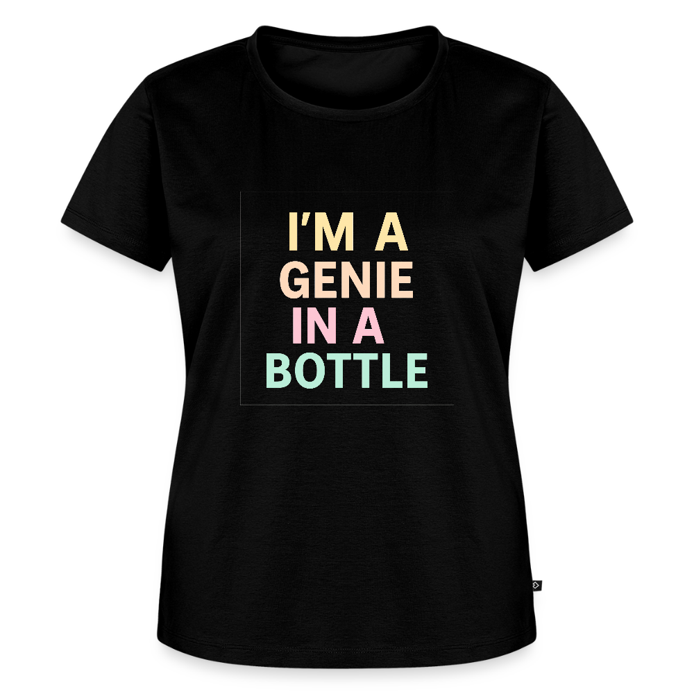 Frauen Premium T-Shirt "genie in a bottle" - Schwarz