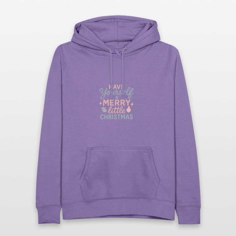 Frauen Hoodie "Have Yourself a Merry Little Christmas" - Lavendel