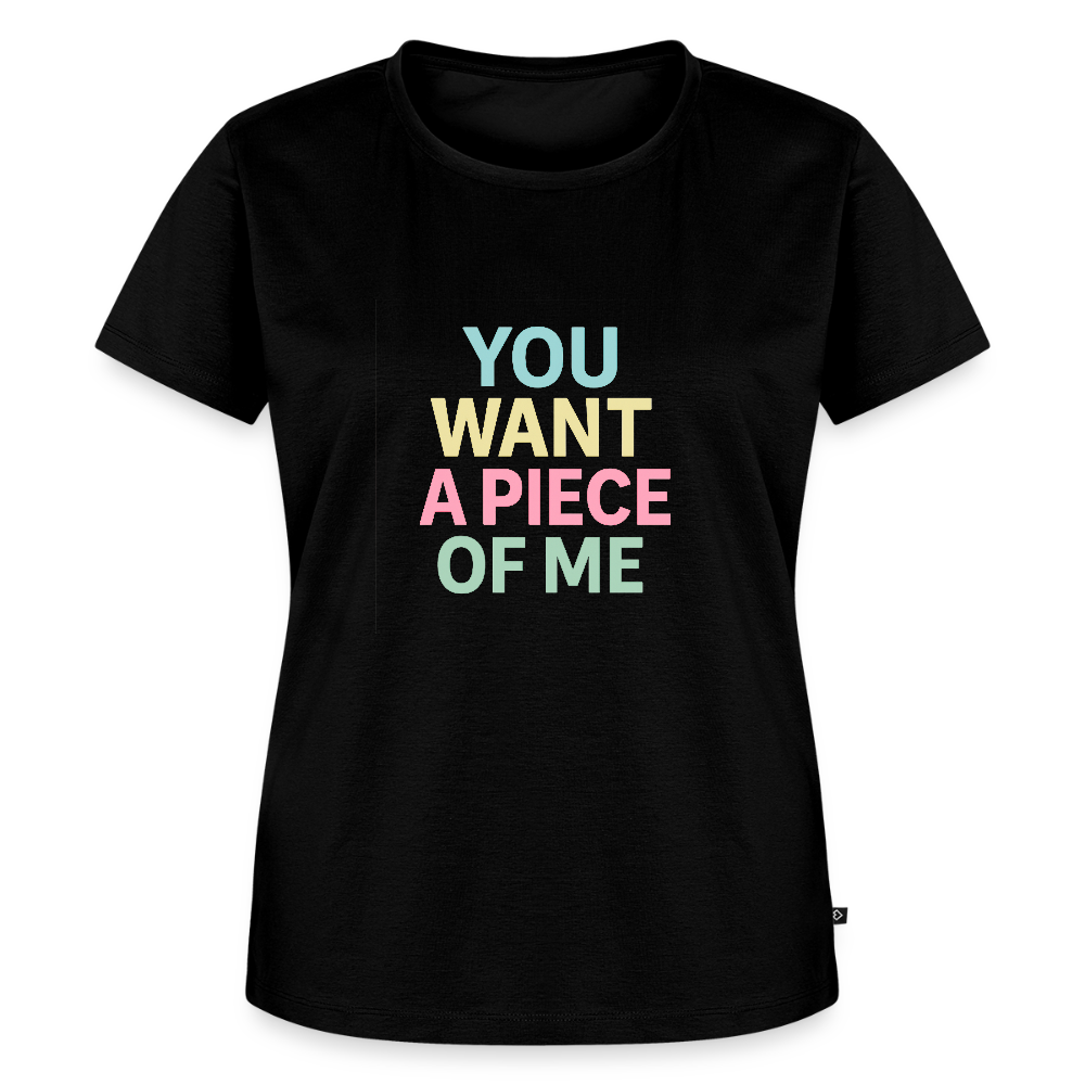 Frauen Premium T-Shirt "piece of me" - Schwarz