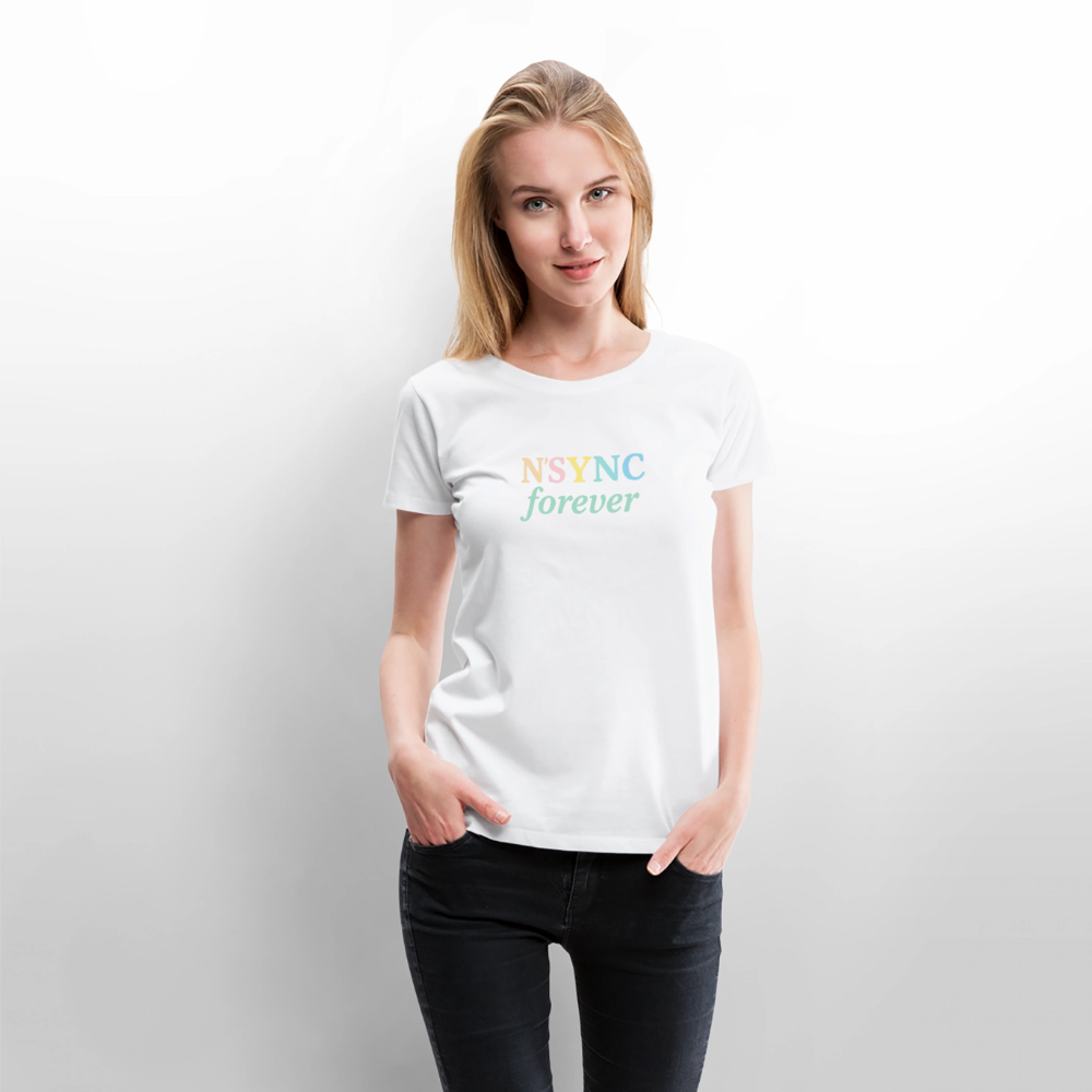 Frauen Premium T-Shirt "N'SYNC forever" - Weiß