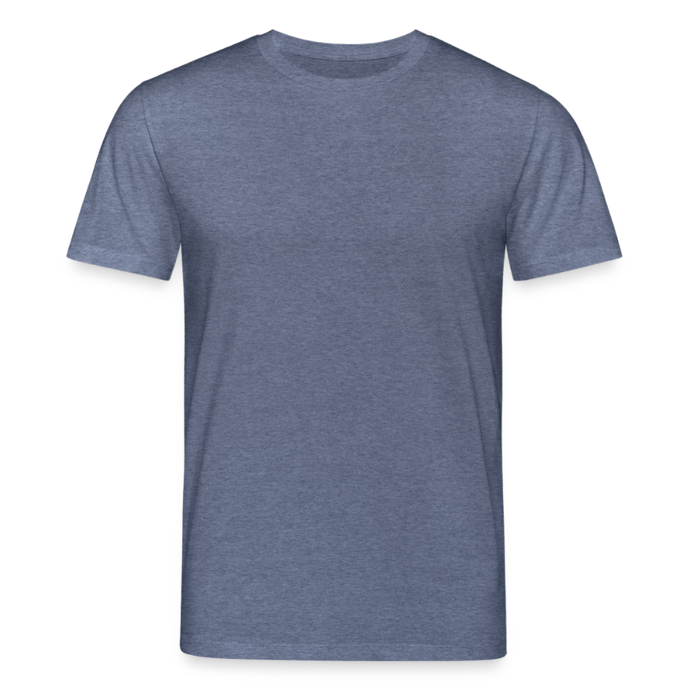 Unisex Bio-T-Shirt "Boom Boom Boom Boom" - Dunkelblau meliert