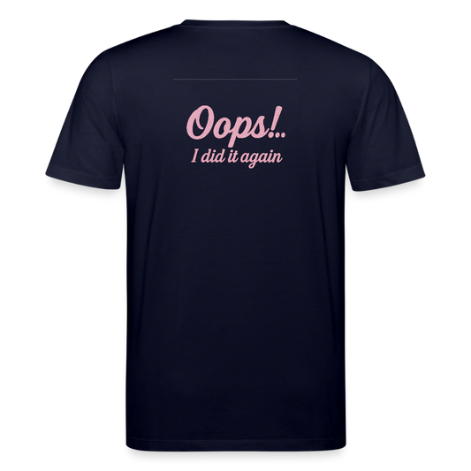 Unisex Bio-T-Shirt "Oops! I did it again" - Navy