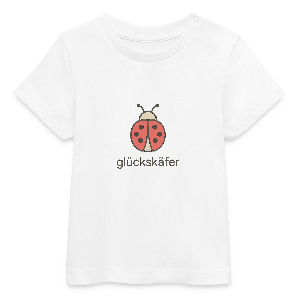 Baby Bio-T-Shirt "Käfer" - Weiß