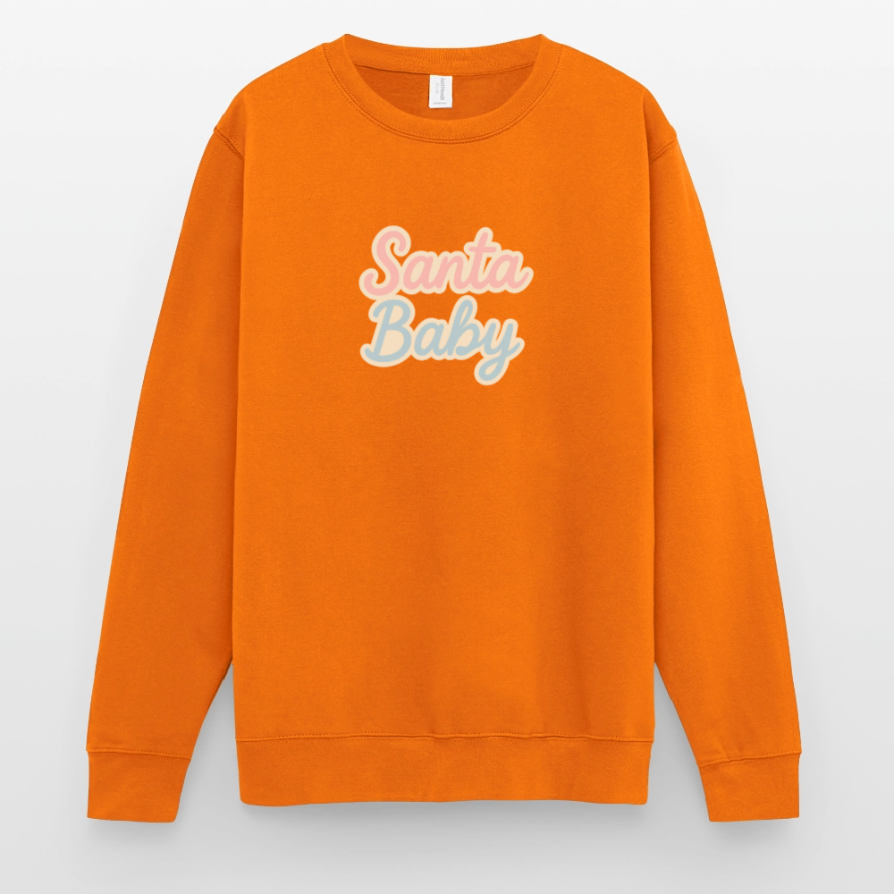 Unisex Pullover "Santa Baby" - Orange
