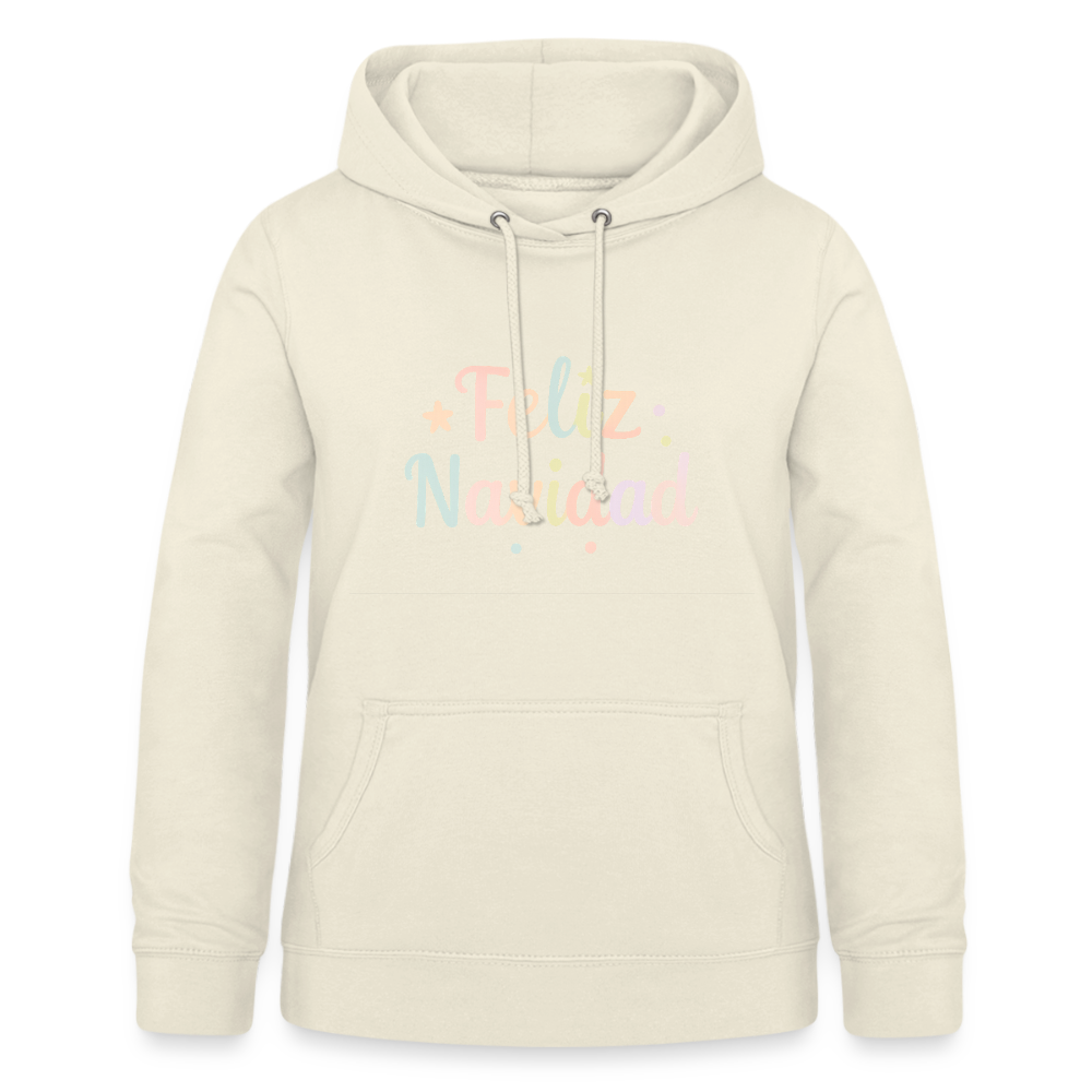 Frauen Hoodie "Feliz Navidad" - Vanille-Milchshake