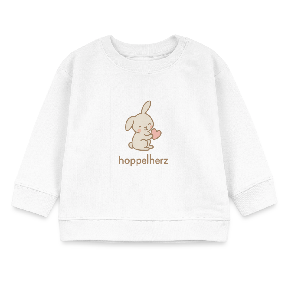 Bio-Sweatshirt "Hase" - Weiß