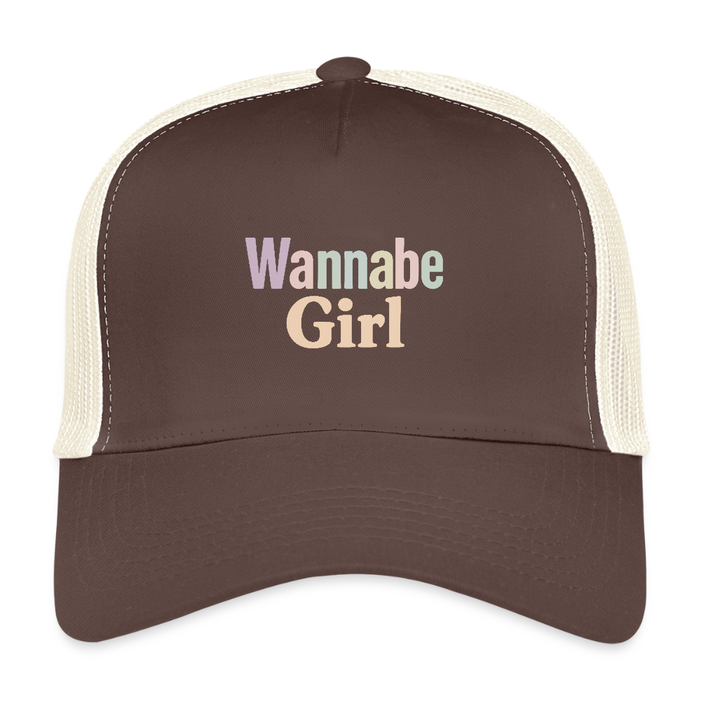 Cap "Wannabe Girl" - Braun/Beige