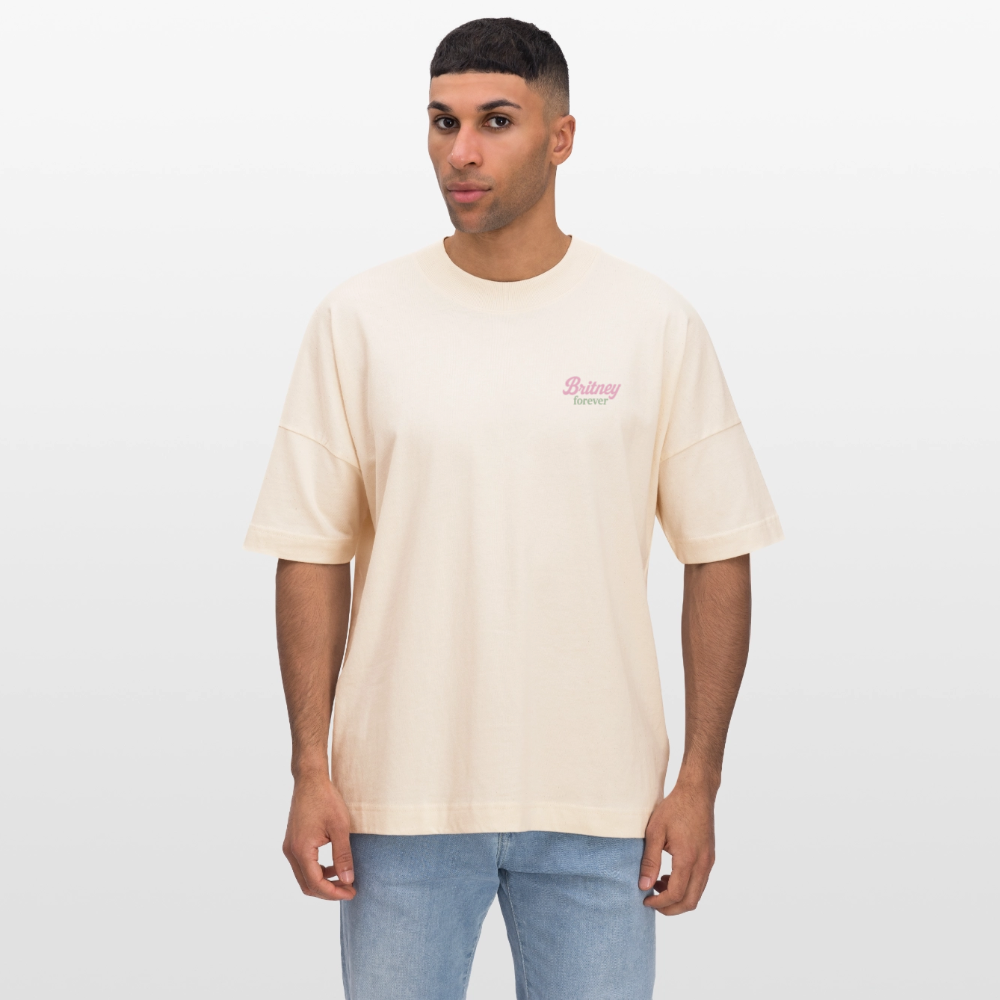 Oversized Shirt "crazy" - Weißgrau