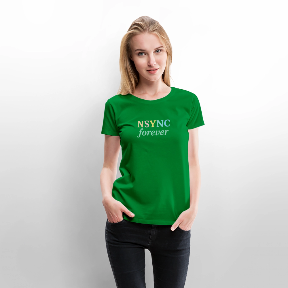 Frauen Premium T-Shirt "N'SYNC forever" - Grün