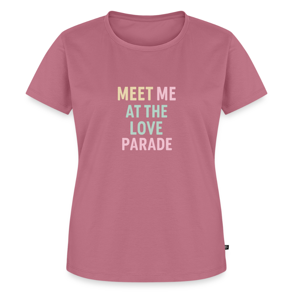 Frauen Premium T-Shirt "loveparade" - Mauve