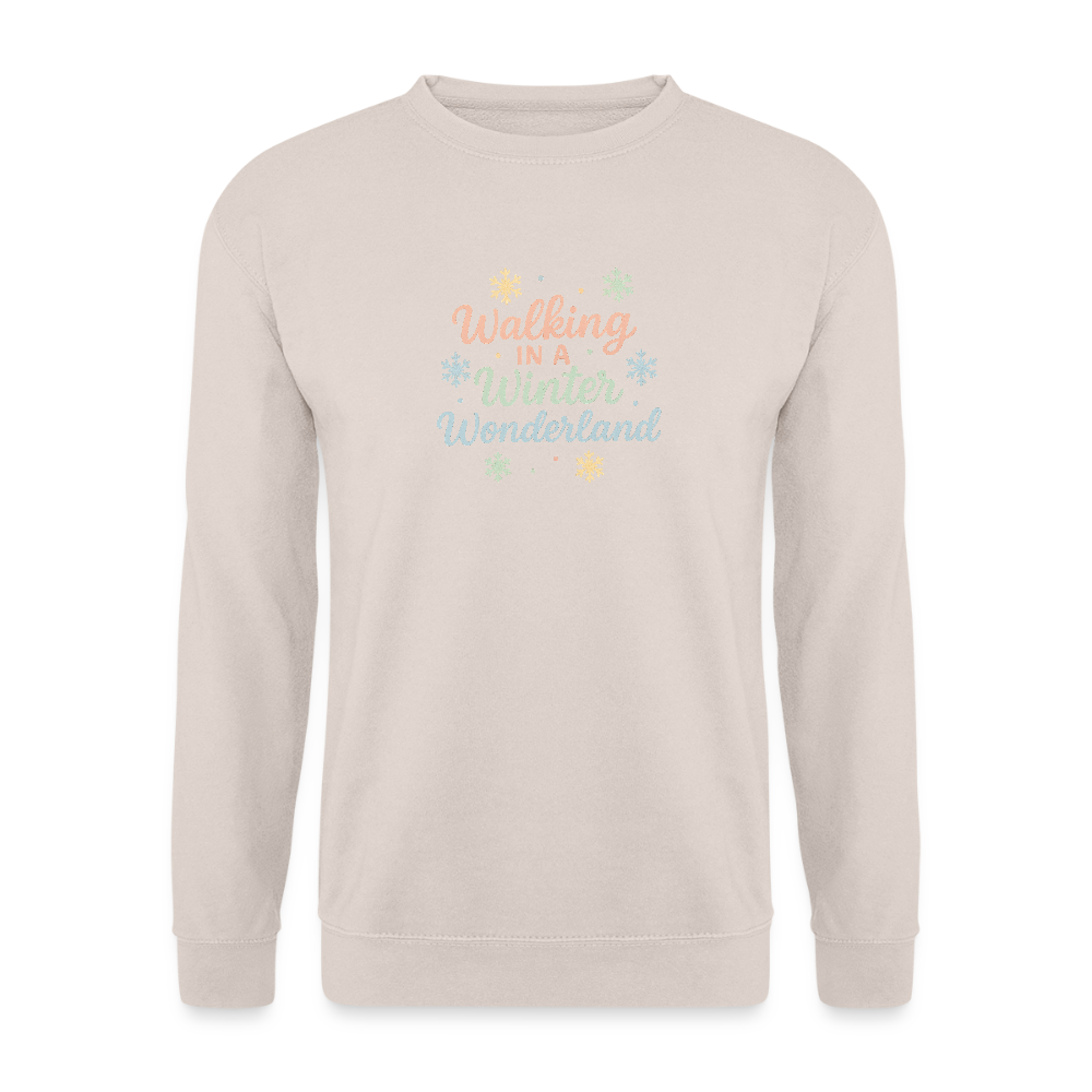 Unisex Pullover "Winter Wonderland" - Sand