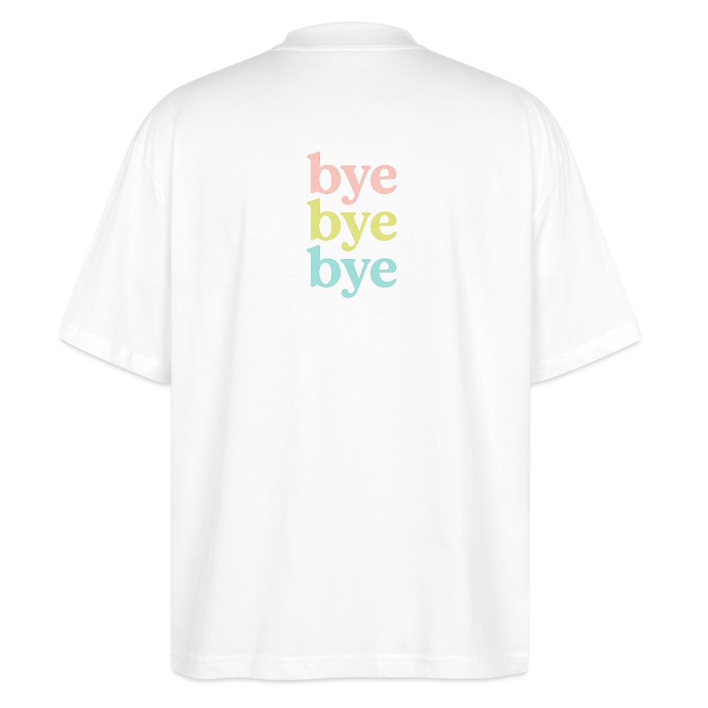 Oversized Shirt "N'SYNC bye" - Weiß