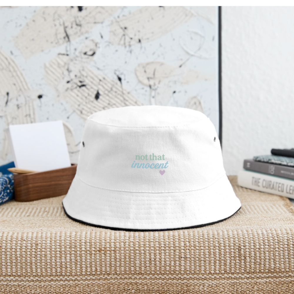 Fischerhut "not that innocent" - Weiß/Navy