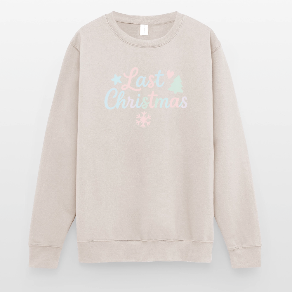 Unisex Pullover "Last Christmas" - Sand