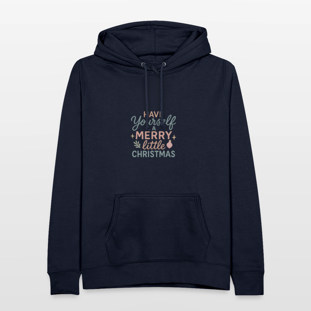 Frauen Hoodie "Have Yourself a Merry Little Christmas" - Navy