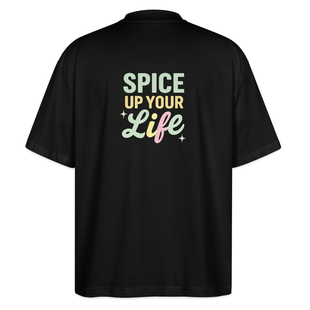 Oversized Shirt "Posh Spice" - Schwarz