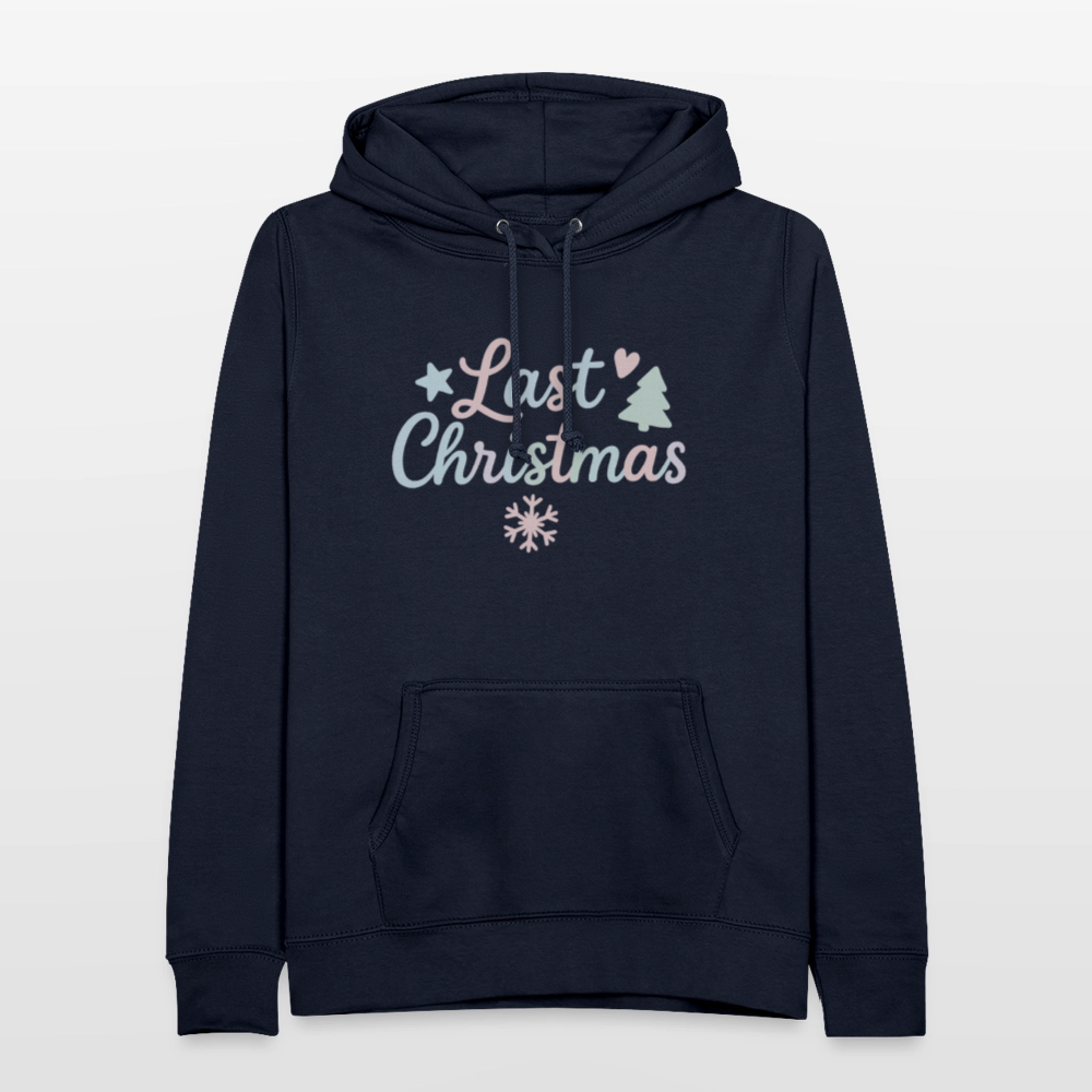 Frauen Hoodie "Last Christmas" - Navy