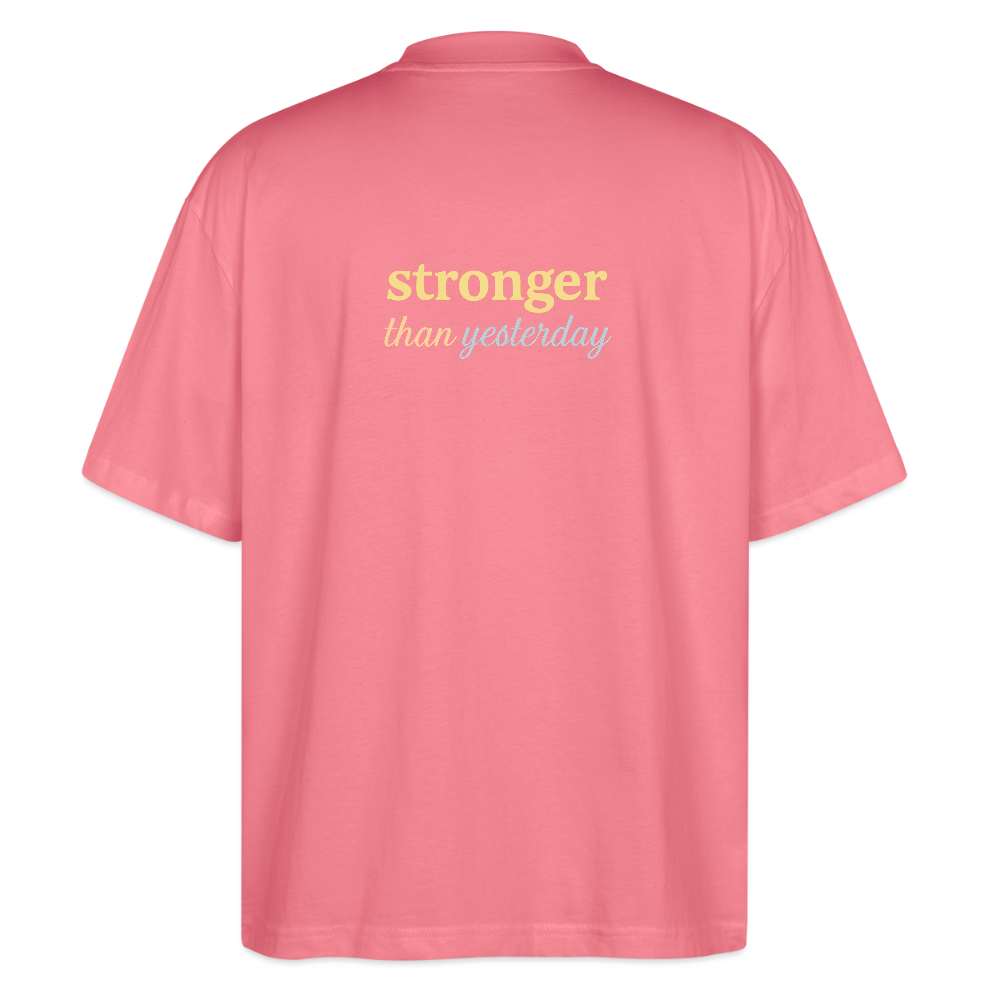 Oversized Shirt "Britney stronger" - Pink 