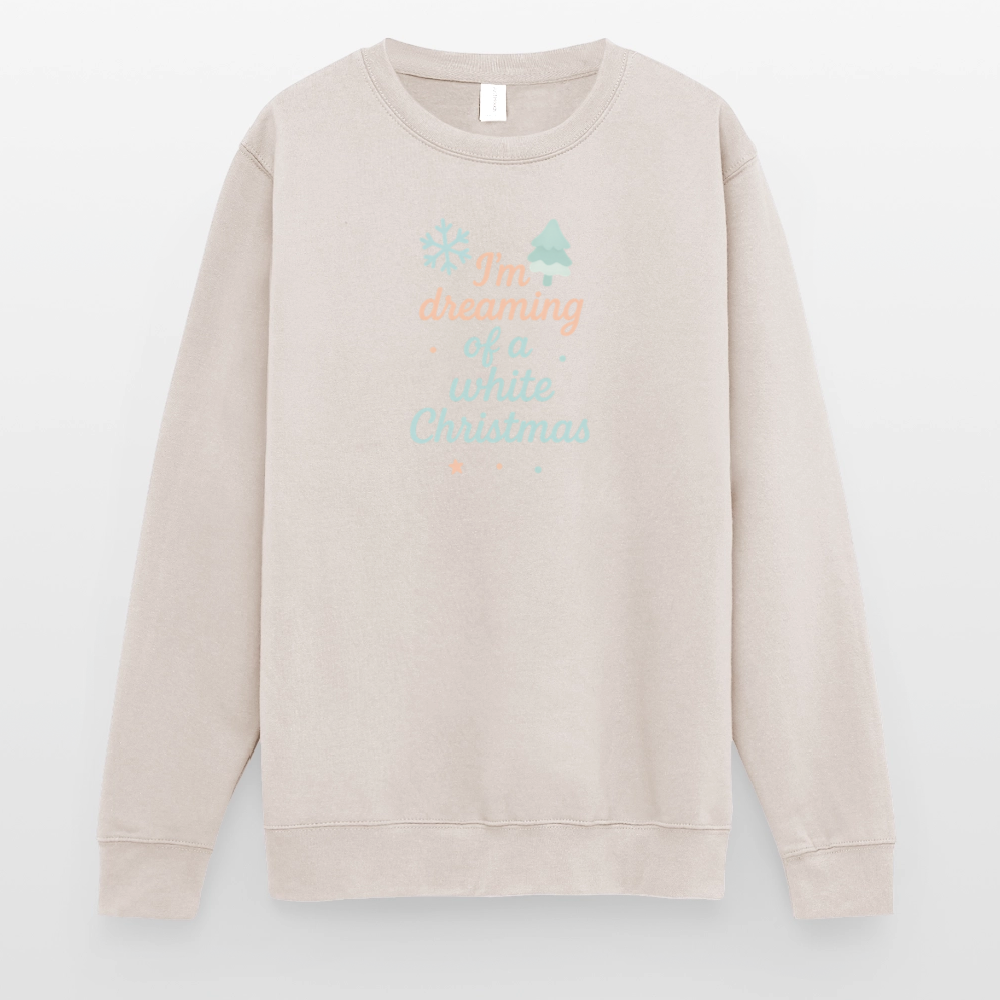 Unisex Pullover "White Christmas" - Sand